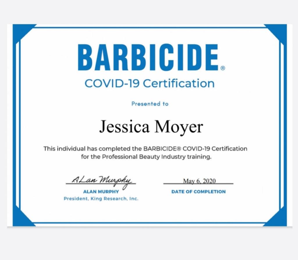 Barbicde Certification